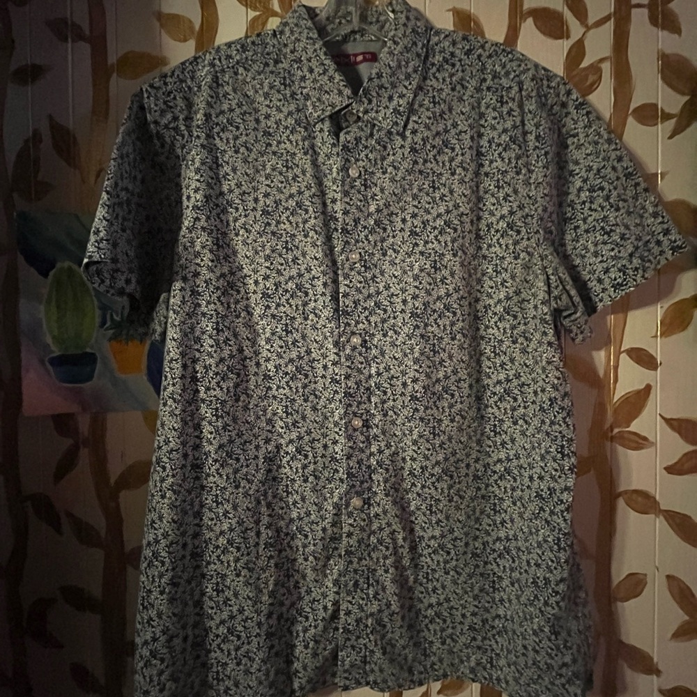Men's Floral Short Sleeve Shirt